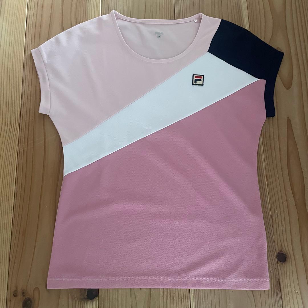 FILA テニスウエア　セットアップ　レディース　 M 試合　かわいい　ピンク