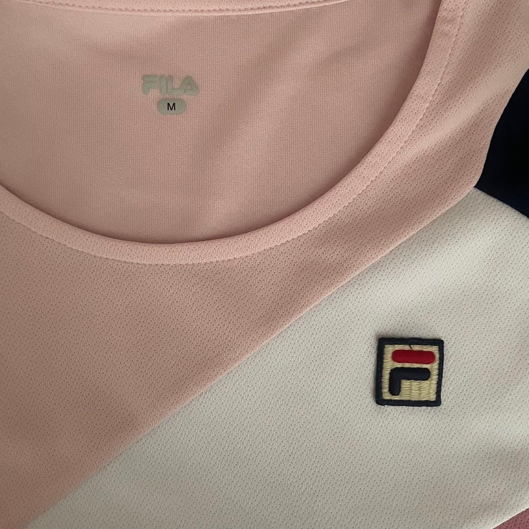 FILA テニスウエア　セットアップ　レディース　 M 試合　かわいい　ピンク