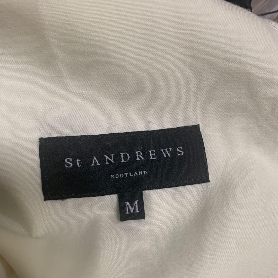 《St.Andrews》ゴールド プリーツスカート Mサイズ
