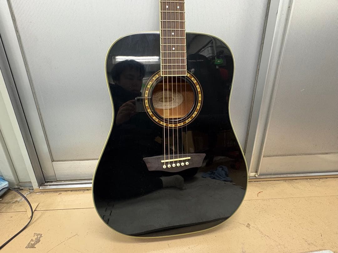 Washburn WD10SB ブラック　アコースティックギター