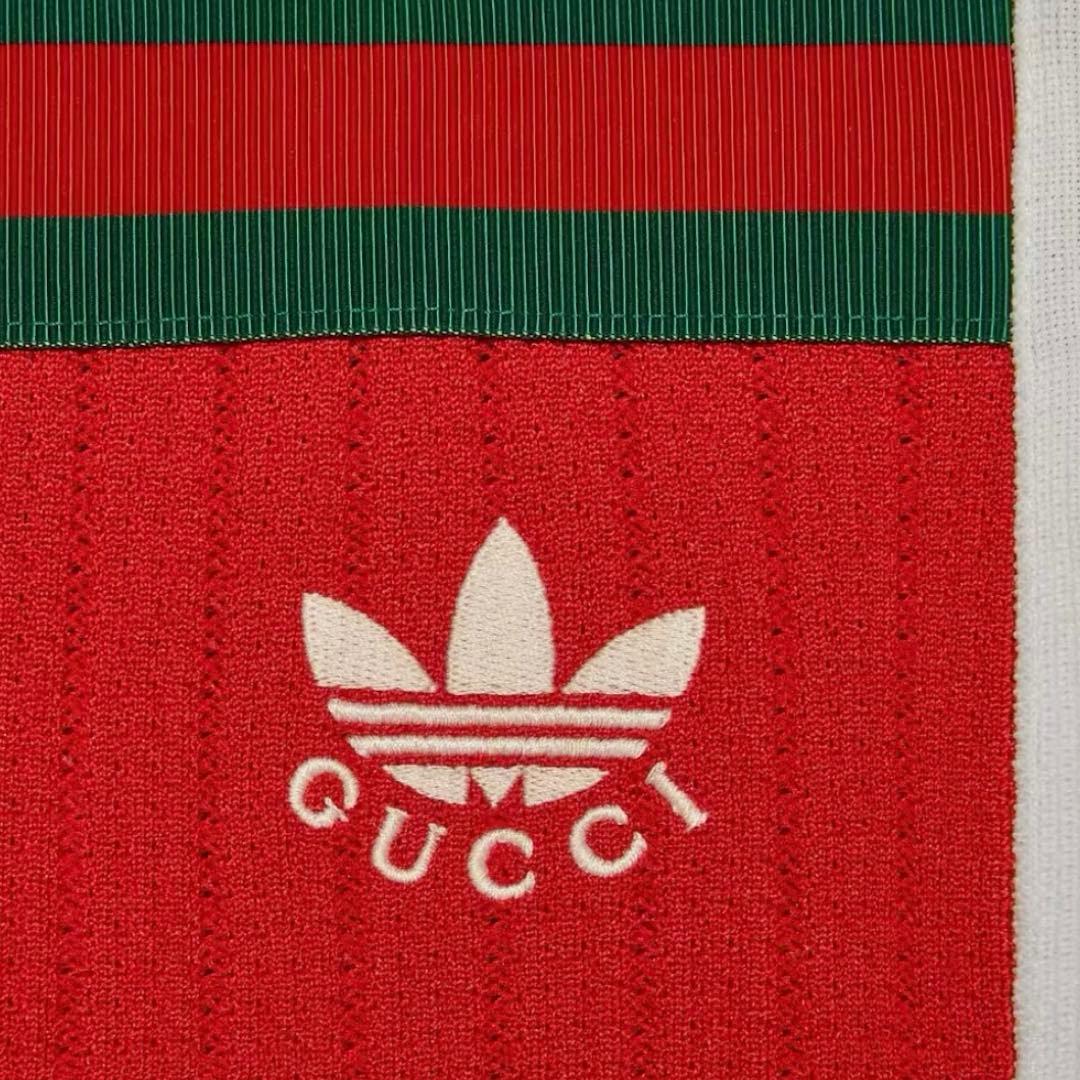 GUCCI x ADIDAS JERSEY SWEATPANTS Red M 赤