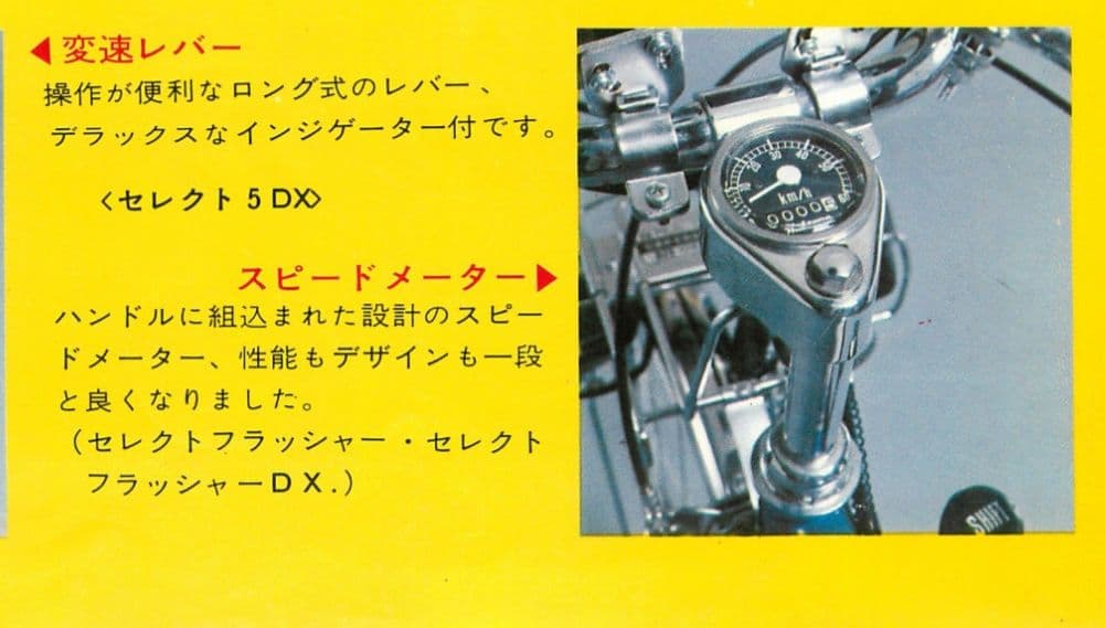 稀少 新品 ツノダ ステム埋め込み式メーター フラッシャー自転車