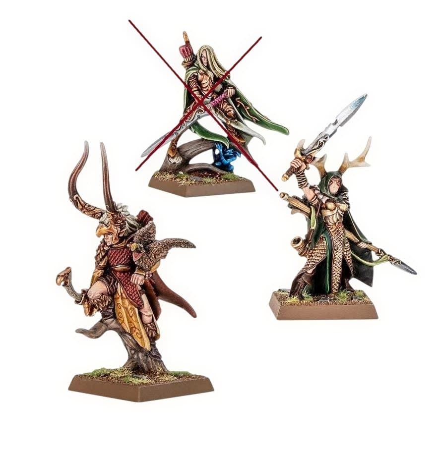 その他 Warhammer The Old World Wood Elves Lot