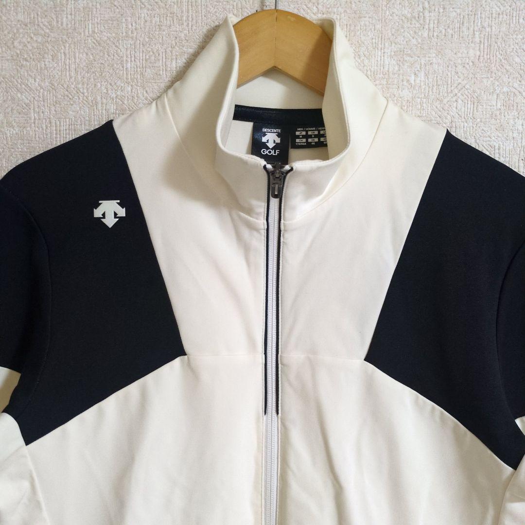 デサントゴルフ ラボパターン ジャージー ストレッチ モックネック M
