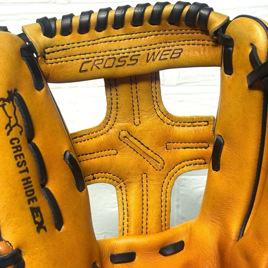 ミズノ ビューリーグ 松井秀喜モデル ゴジラ型ウェブ 外野用 軟式 グローブ