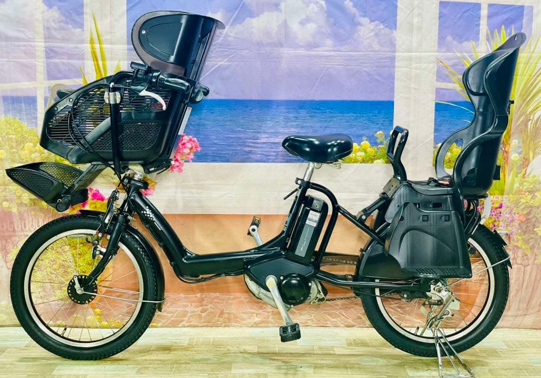 Y2453超特価！アンジェリーノ⭐️ブリヂストン子供乗せ電動アシスト自転車