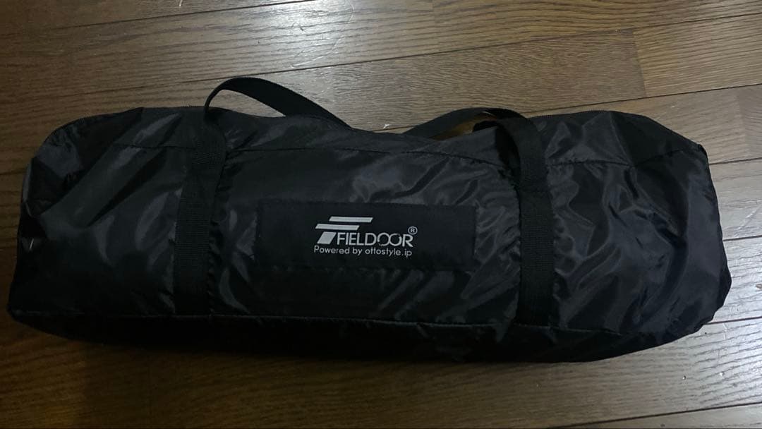 FIELDOOR カーサイドタープ ポール付セット ライトベージュ