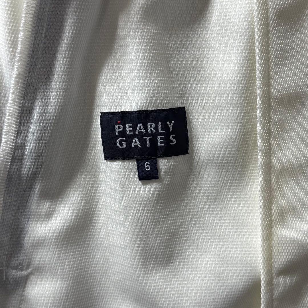PEARLY GATES メンズ ゴルフベスト サイズ6 ホワイト