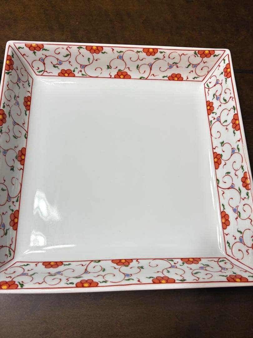 有田焼 清秀 四角皿 2枚セット 25cm 大皿