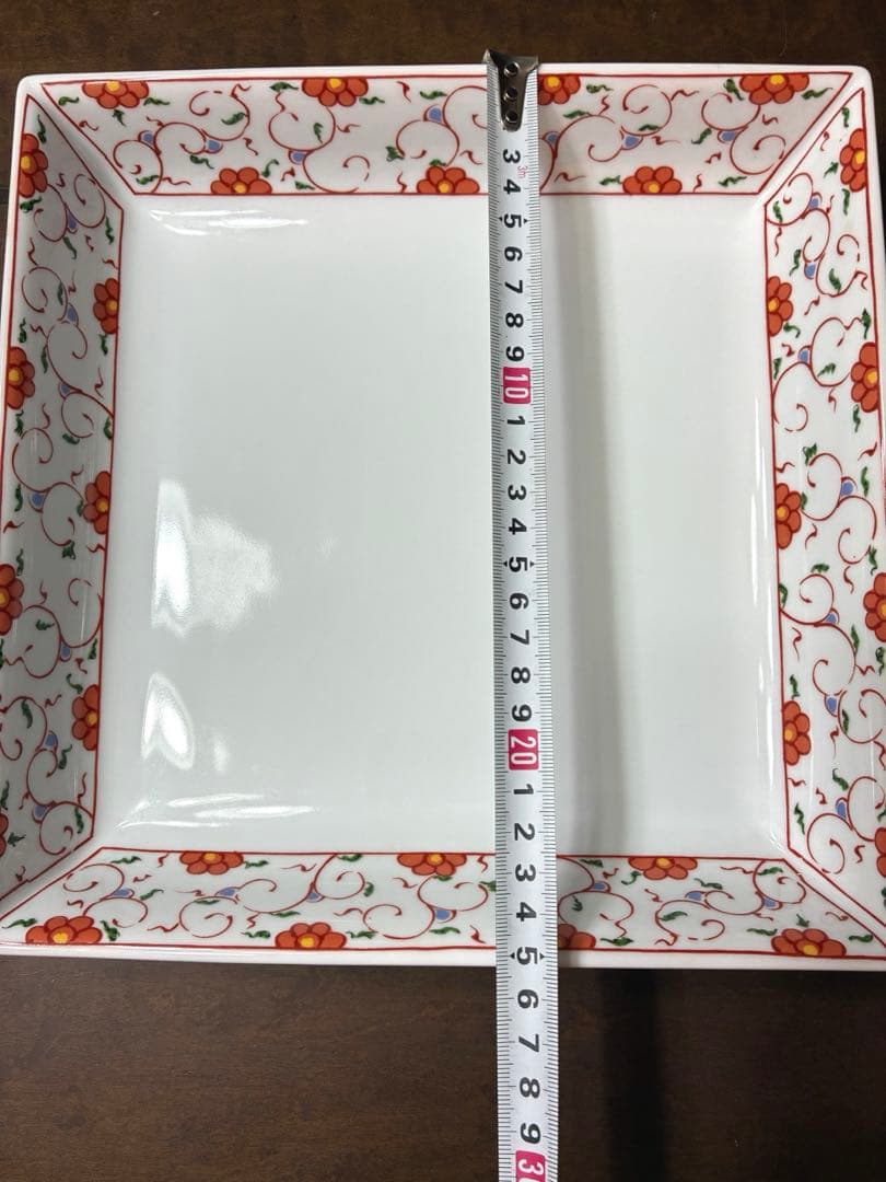 有田焼 清秀 四角皿 2枚セット 25cm 大皿