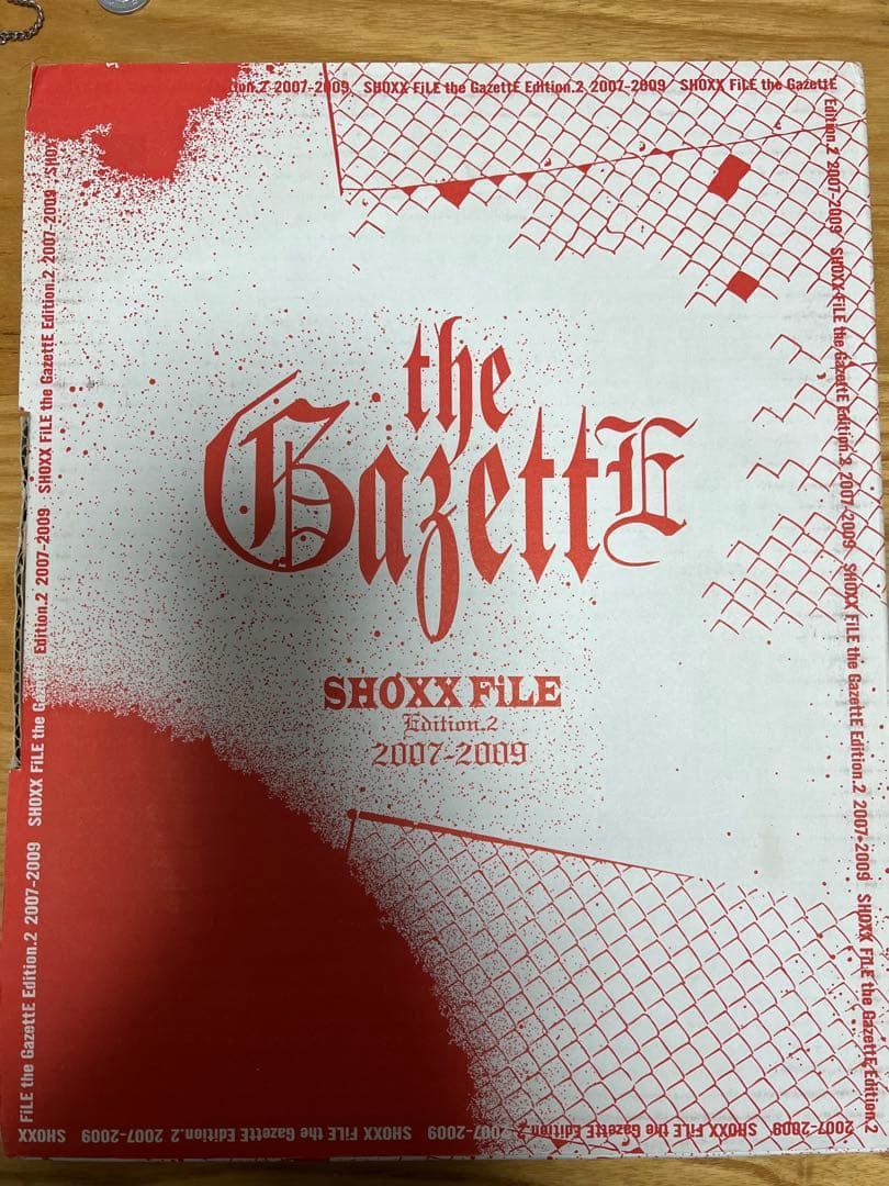 the GazettE ガゼットSHOXX FILE 2冊セット　 ショックス