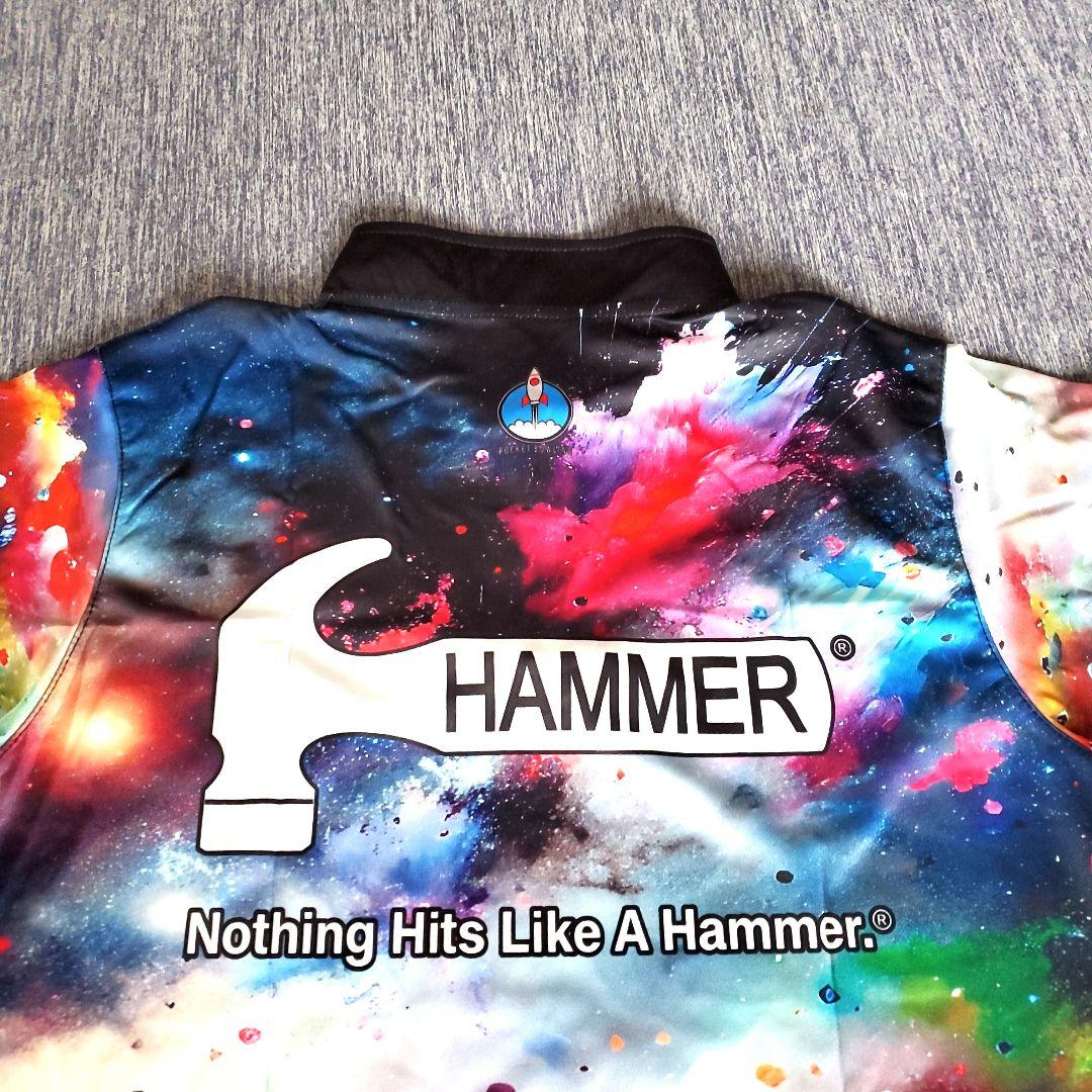 ✨新品✨ハンマー　【日本サイズM】　宇宙　カラフル　ボウリングウェア