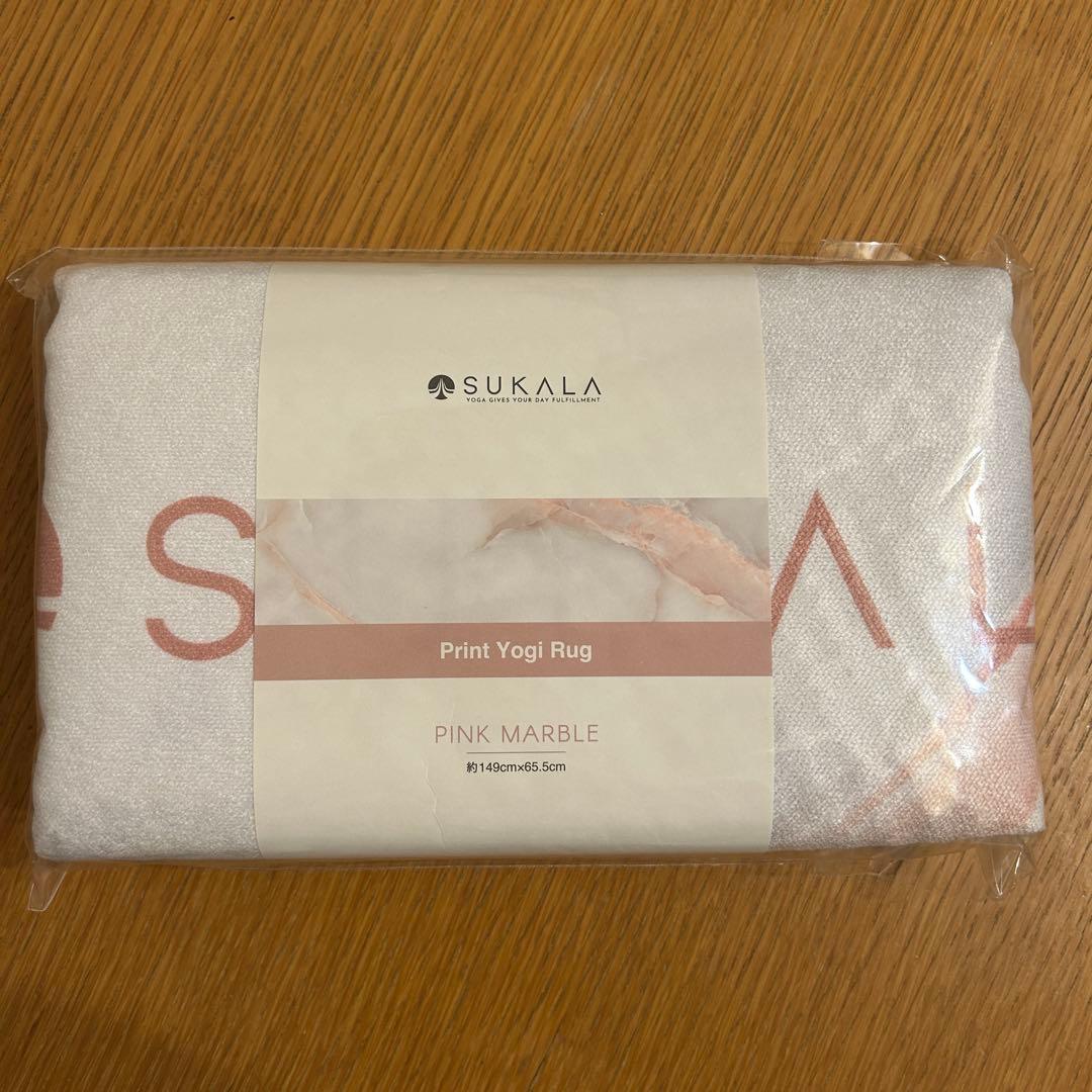 LAVA Web限定【SUKALA】プリントヨギラグ ピンクマーブル 新品未開封