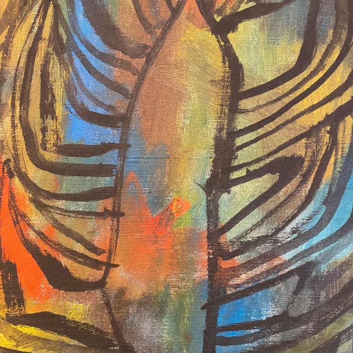 近藤晃美 油彩画 キャンバス 「キャベツ半玉」原画