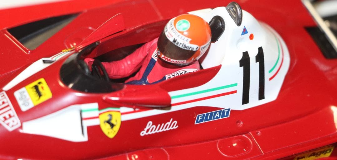 モデルカークラブ製ビックスケール１／１８　フェラーリ３１２Ｔ１Ｂ　ダイキャスト製