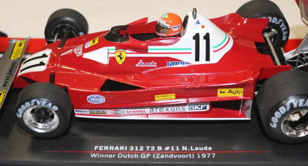 モデルカークラブ製ビックスケール１／１８　フェラーリ３１２Ｔ１Ｂ　ダイキャスト製