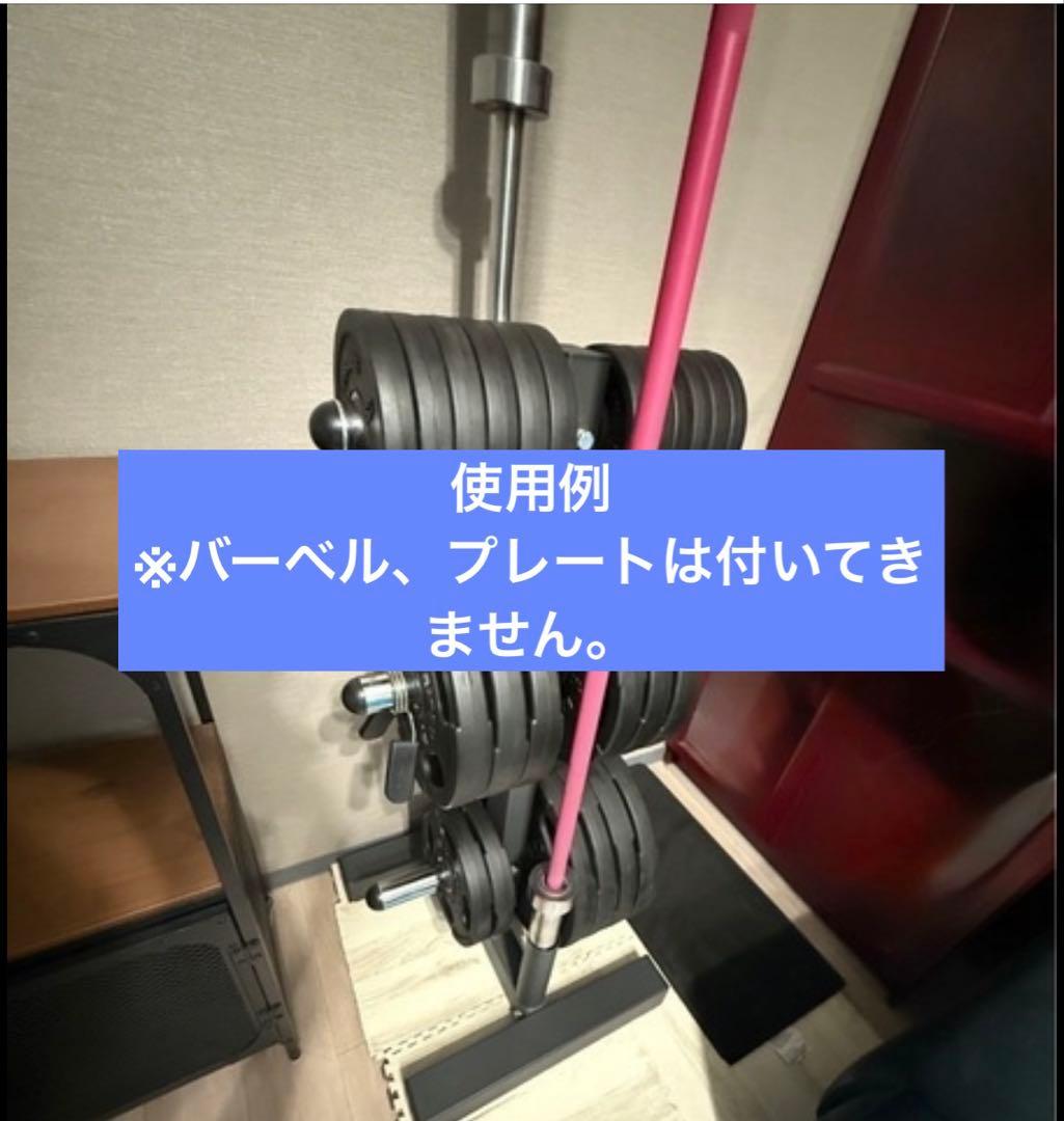バーベルラック　オリンピックプレートラック 50mm スタンド　筋トレ