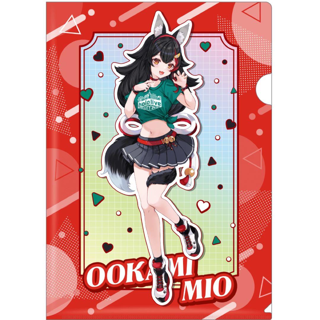 新品★ホロライブ【大神ミオ】グリーンランド★コラボ★限定★クリアファイル