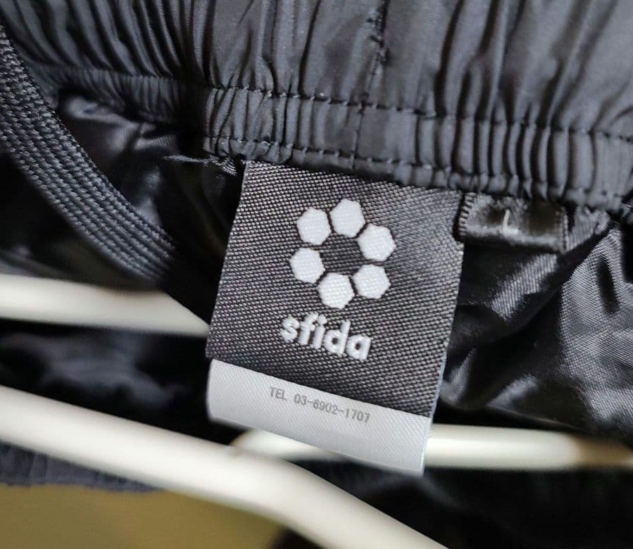 SFIDA スフィーダ 中綿入りウェア上下セット Lサイズ　ブラック