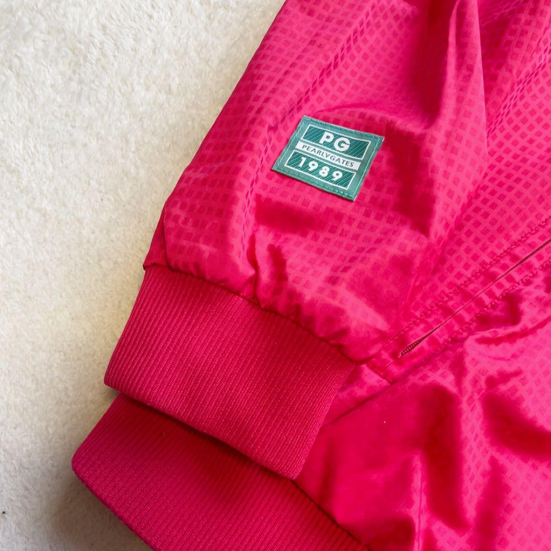 美品　 パーリーゲイツ　蓄熱裏地　スニード　ピンク　レッド サイズ6　XL