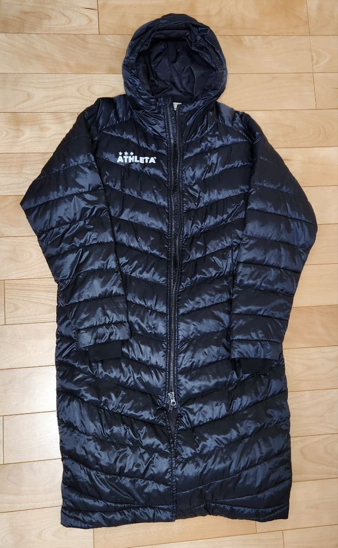 ATHLETA ベンチコート ブラック 160