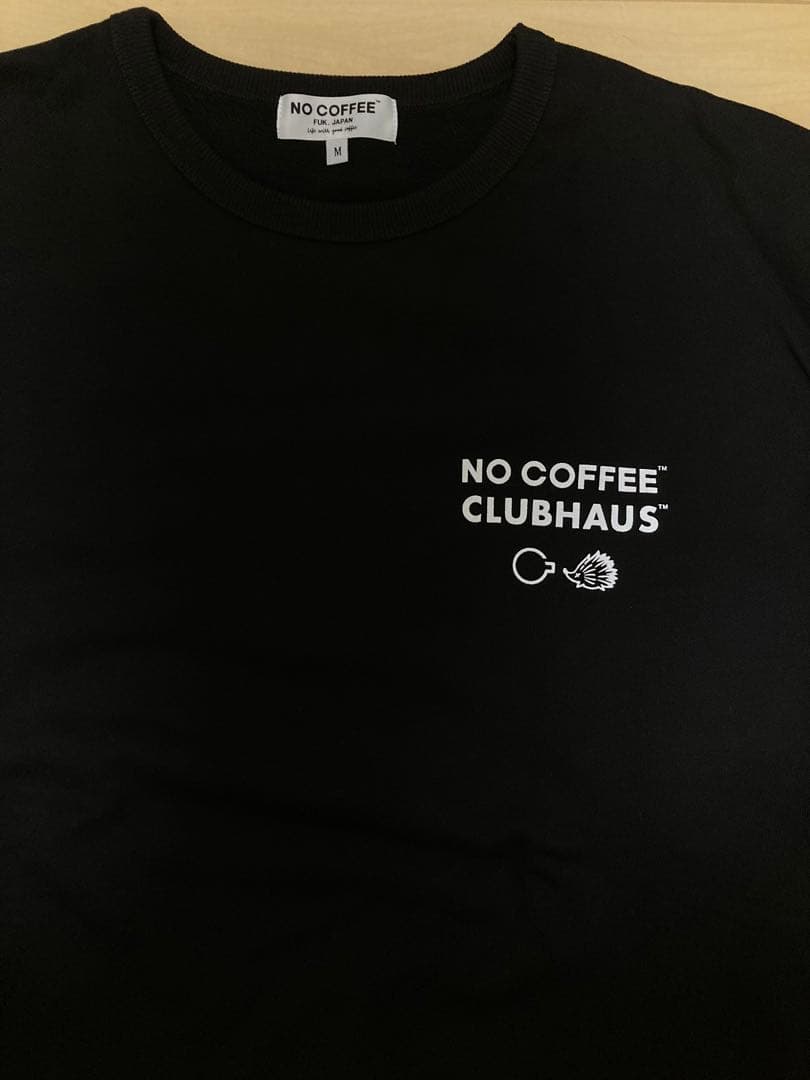 【レア‼️】NO COFFEE × CLUBHAUS スウェット　M