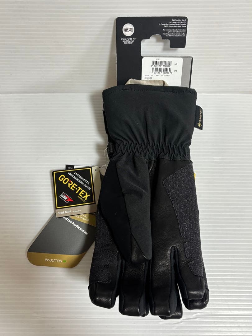 新品 Salomon グローブ M ユニセックス 手袋GORE-TEX ブラック