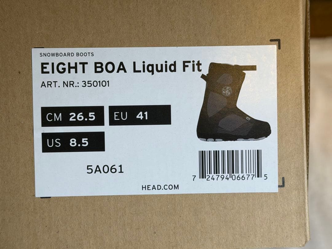 head EIGHT BOA　liquid　fit (エイトボア) 26.5cm