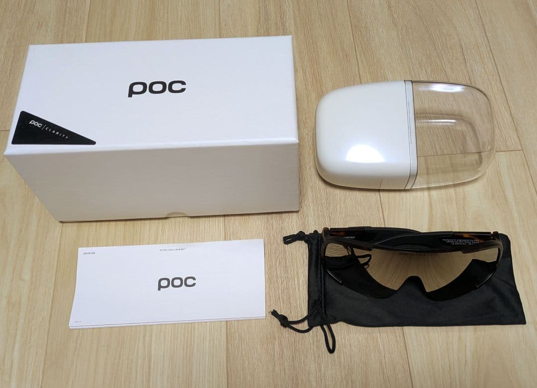 美品 POC Aspire AF Tortoise Brown サングラス