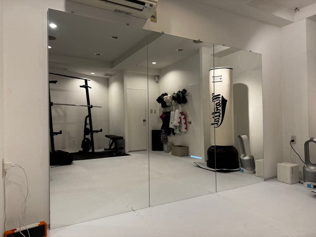 トレーニング用ミラー 大きな壁面用 壁掛け式