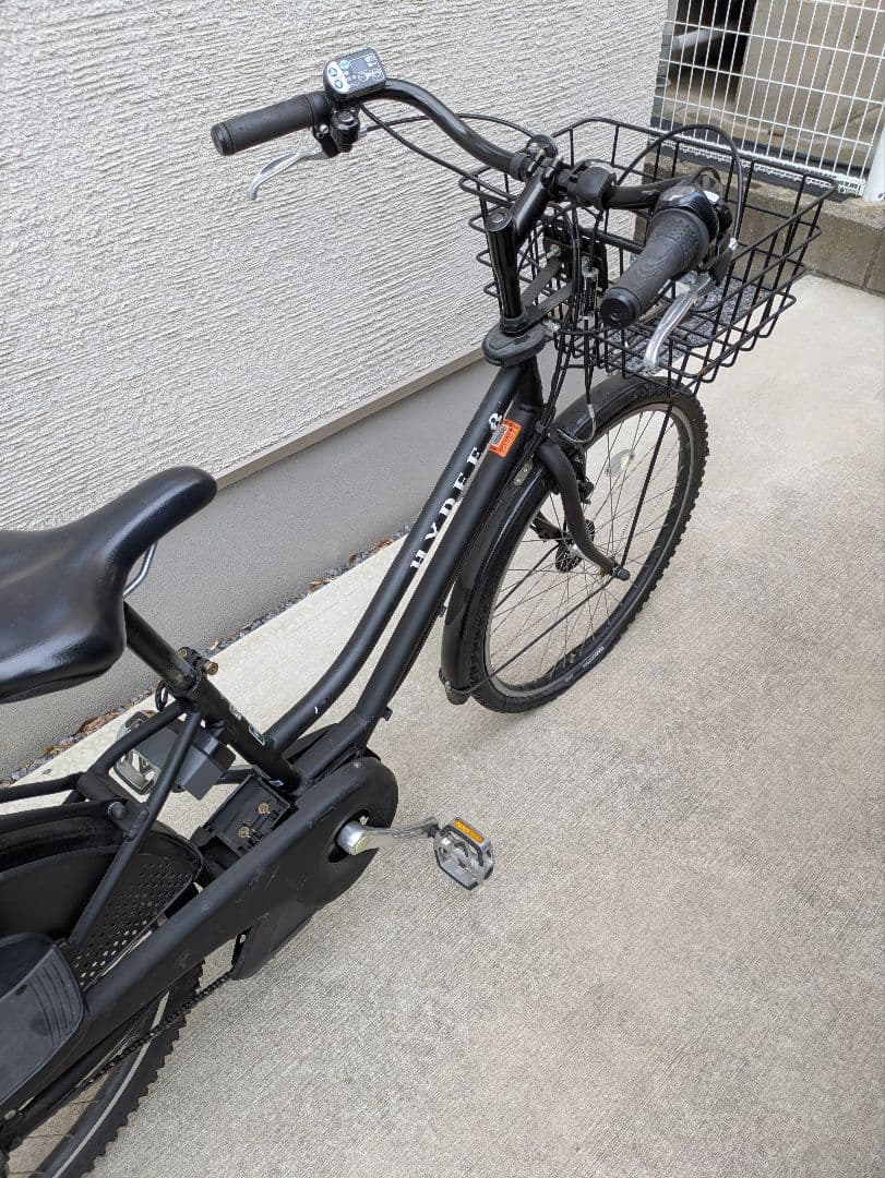 HYDEE.B 電動アシスト自転車 チャイルドシート付き+新品シート