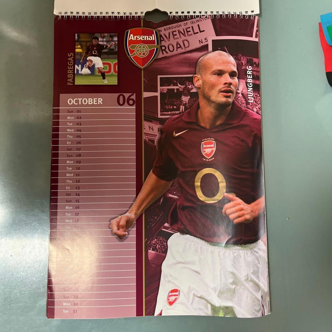 アーセナル　arsenal オフィシャル2006年カレンダー