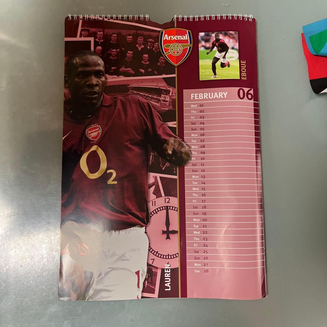 アーセナル　arsenal オフィシャル2006年カレンダー