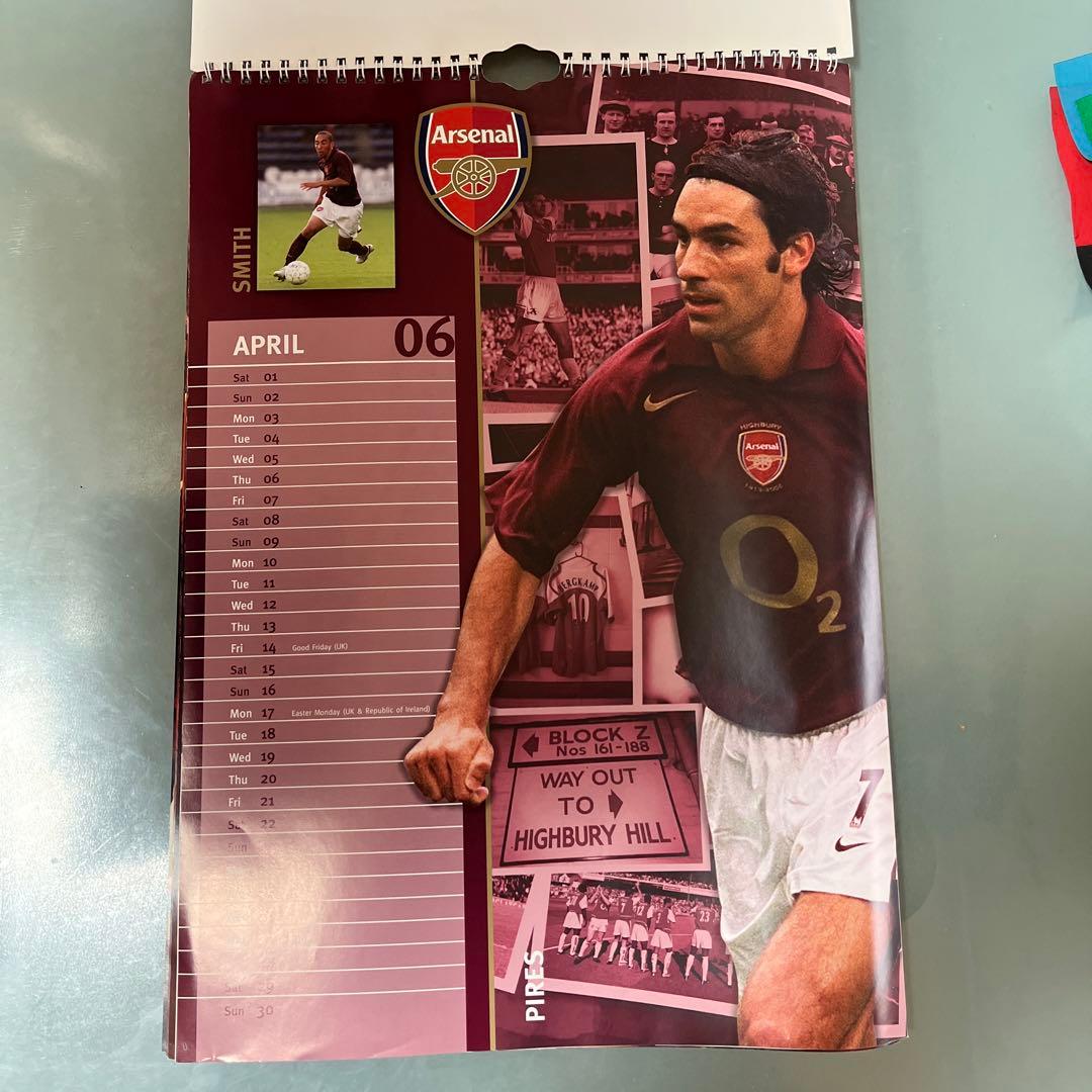 アーセナル　arsenal オフィシャル2006年カレンダー