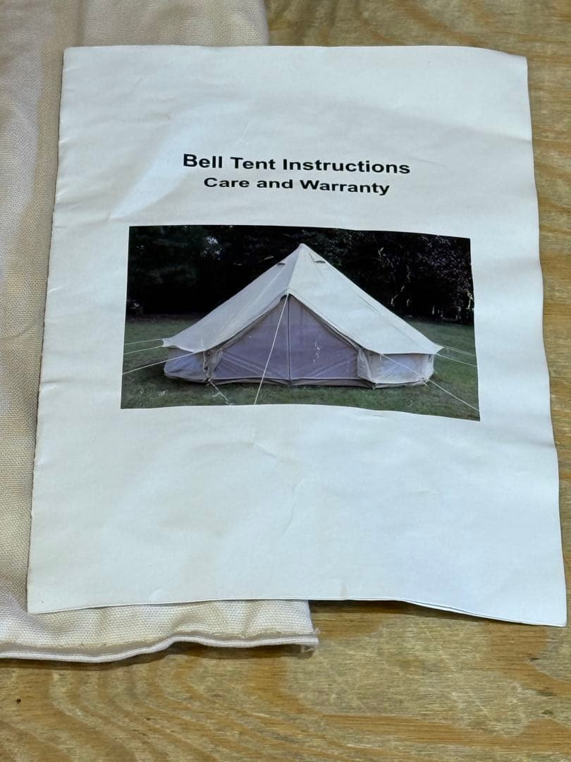 Safari Camping　4meter bell tent　ベルテント