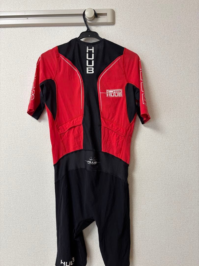 HUUB トライスーツ XS レッド×ブラック レース使用10回未満
