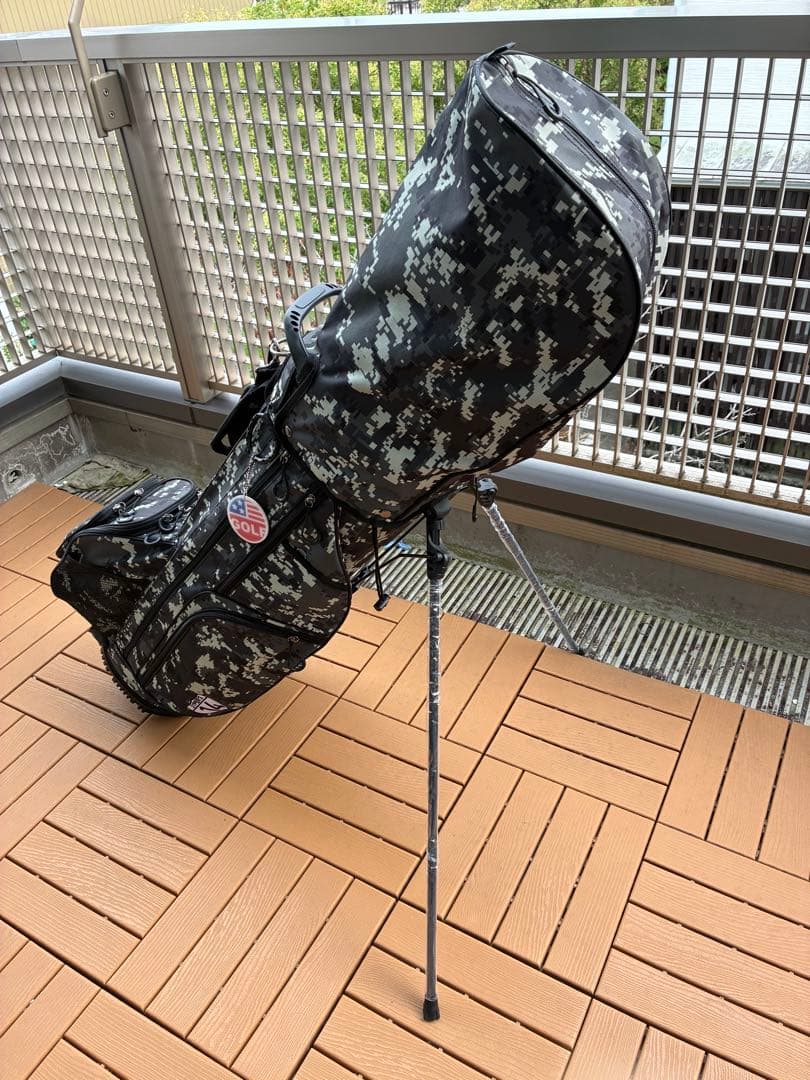 14分割　ゴルフキャディーバック　迷彩柄