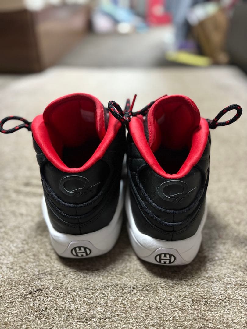 reebok question バスケットシューズ ブラック