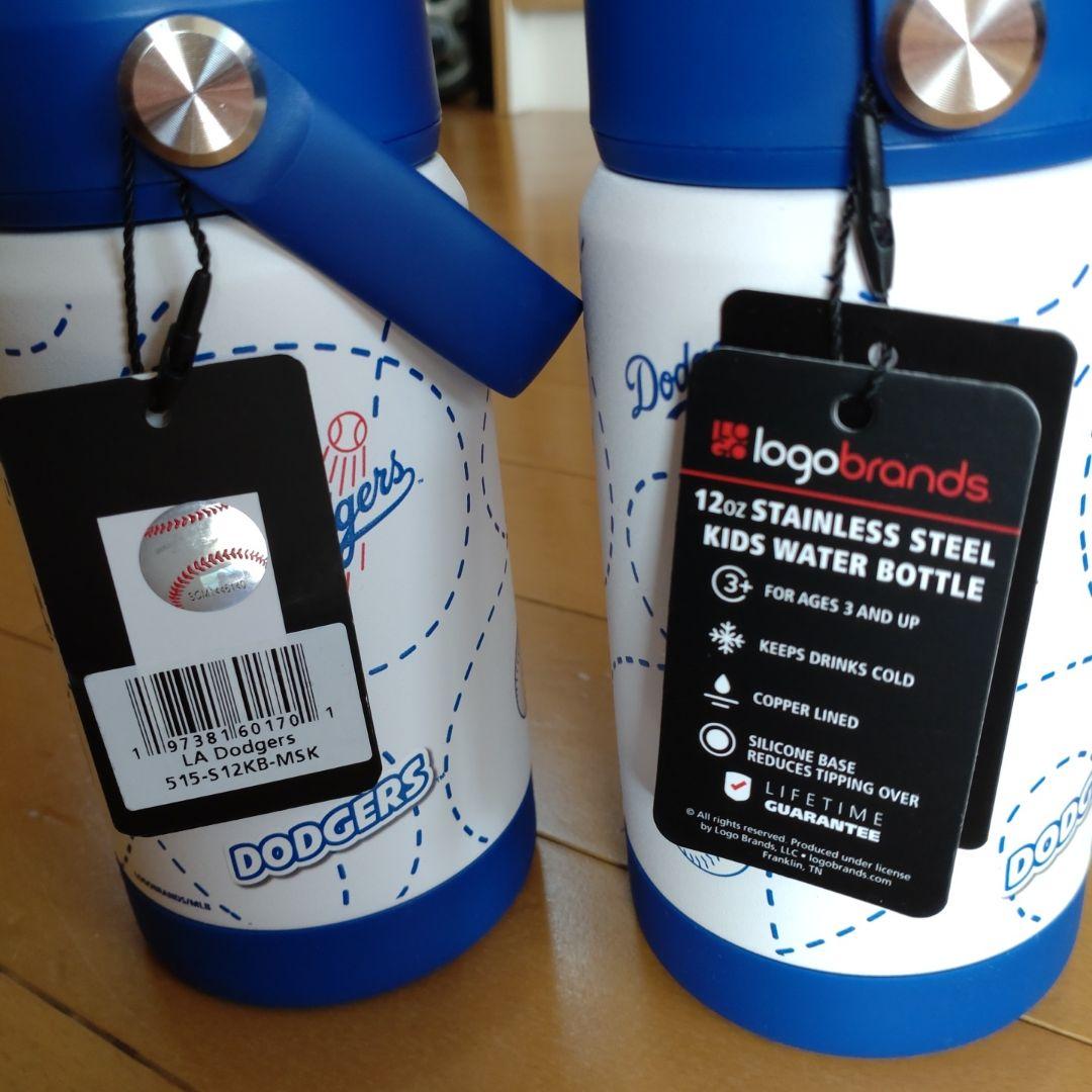 [新品]Dodgers ステンレス水筒 野球デザイン