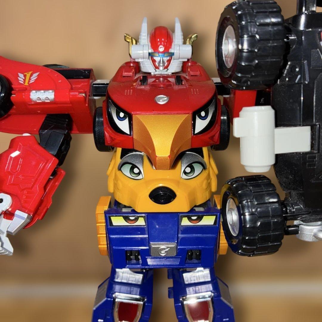 【当時物】炎神戦隊ゴーオンジャー DXエンジンオー　合体ロボ　レトロ　美品