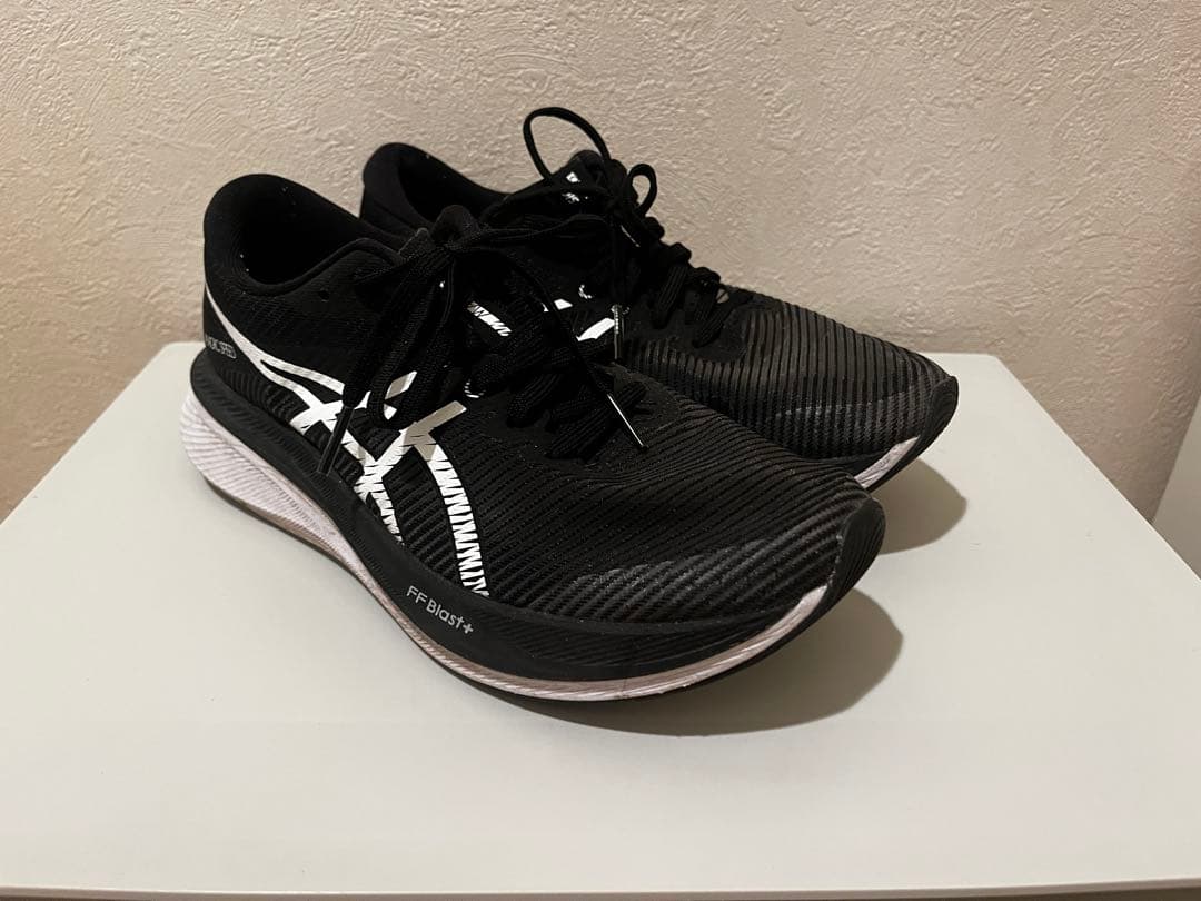 ASICS MAGIC SPEED3 25.0cm 2E幅/ブラック