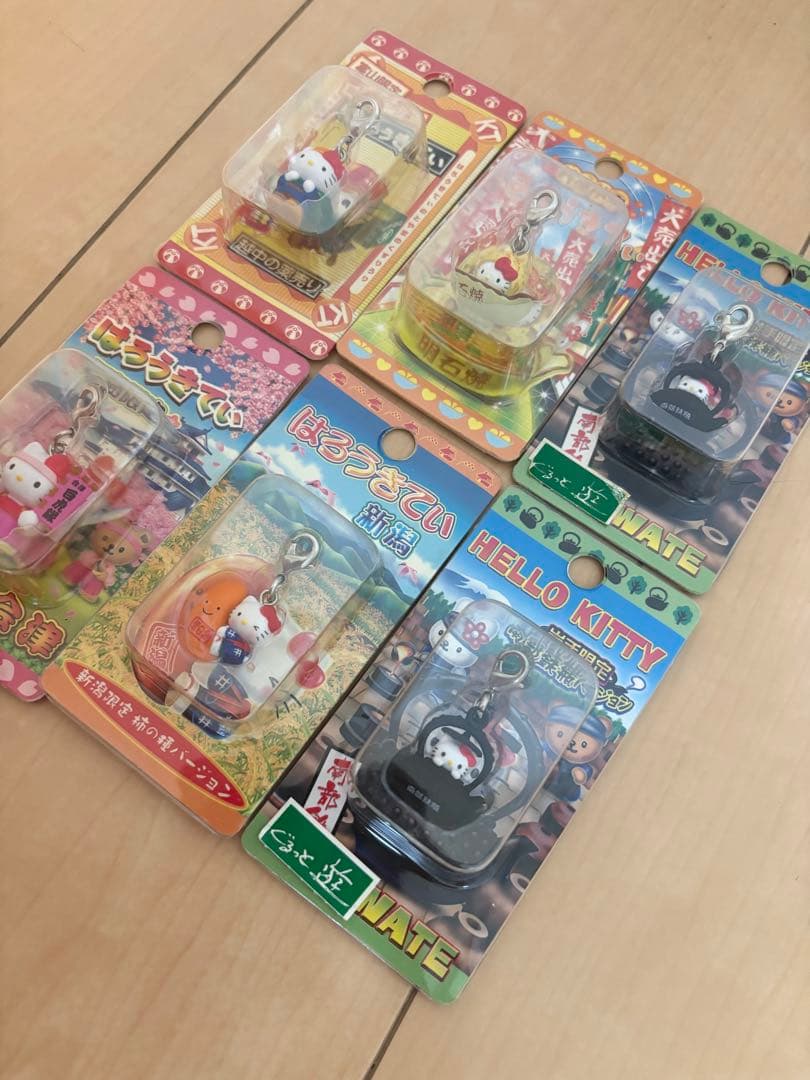 レア　ご当地キティストラップ 6個セット