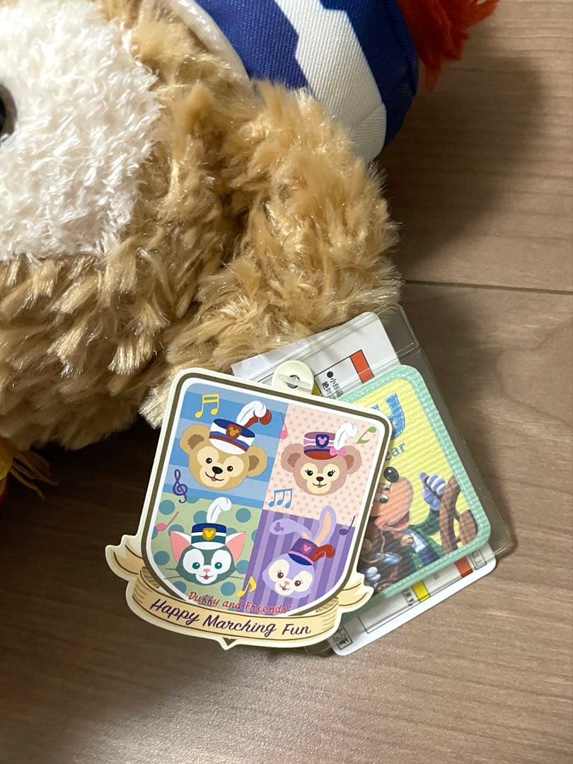 ★新品未使用！タグあり★ダッフィーフレンズのハッピーマーチングファン
