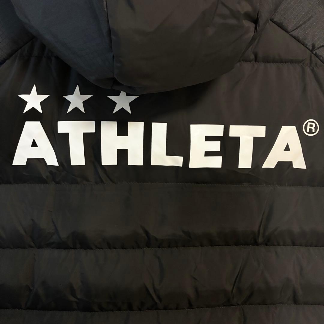 ATHLETA ベンチコート　M アスレタ　ブラック　定価19,800円