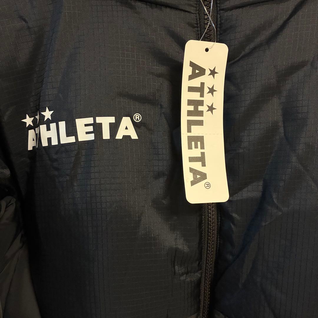 ATHLETA ベンチコート　M アスレタ　ブラック　定価19,800円
