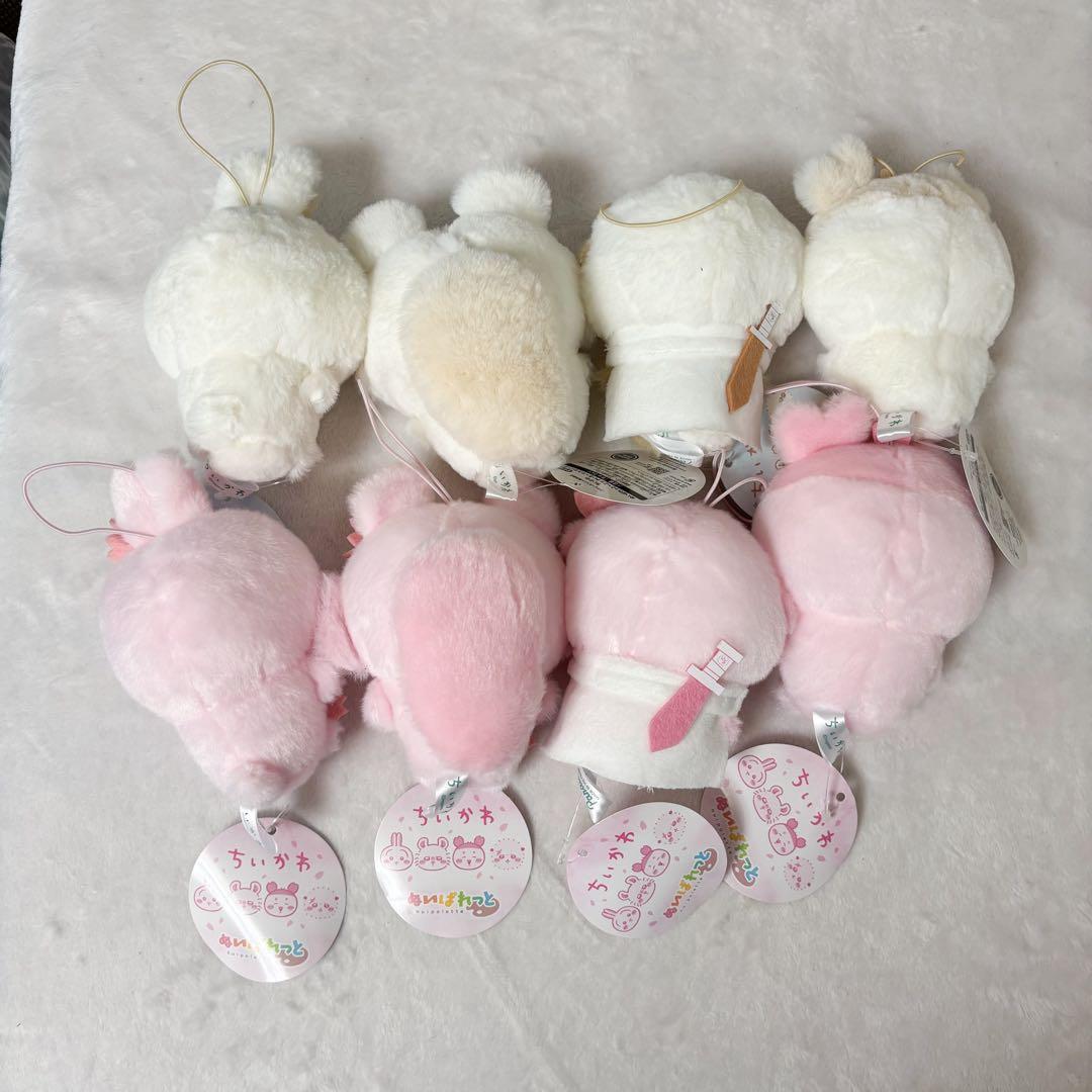 ちいかわ ぬいぱれっと　さくらいろ　ミルクいろ　マスコット②　全8種セット