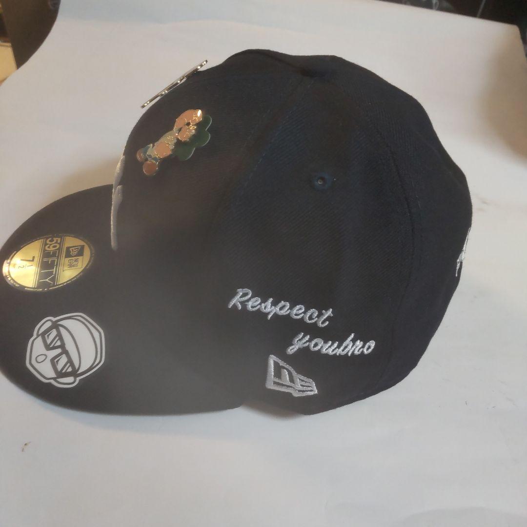崎山翼、ヤンキース、New Era 59FIFTY キャップ 7 1/2 黒