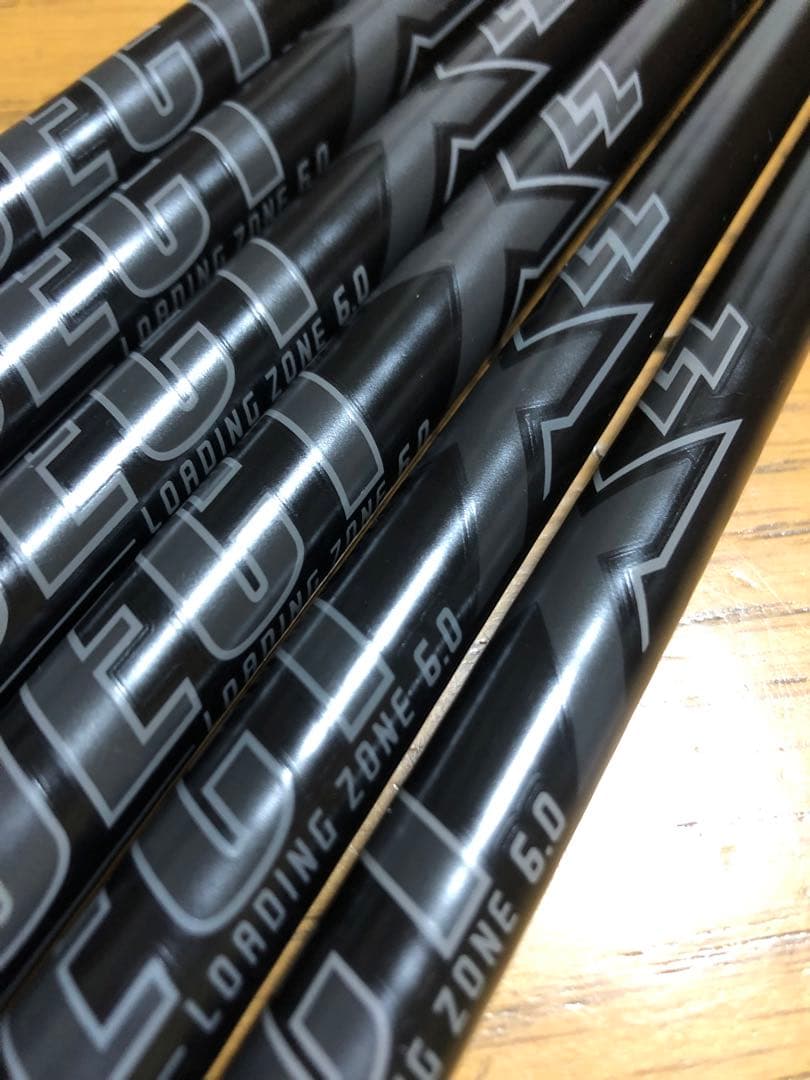 新品 プロジェクトX LZオールブラック 6.0 #5〜Pw 6本 新品未使用