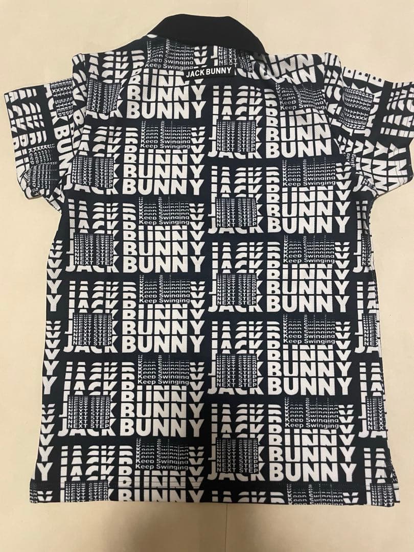 新品 【サイズ1】【ブラック】ジャックバニー 半袖ポロシャツ ゴルフ レディース