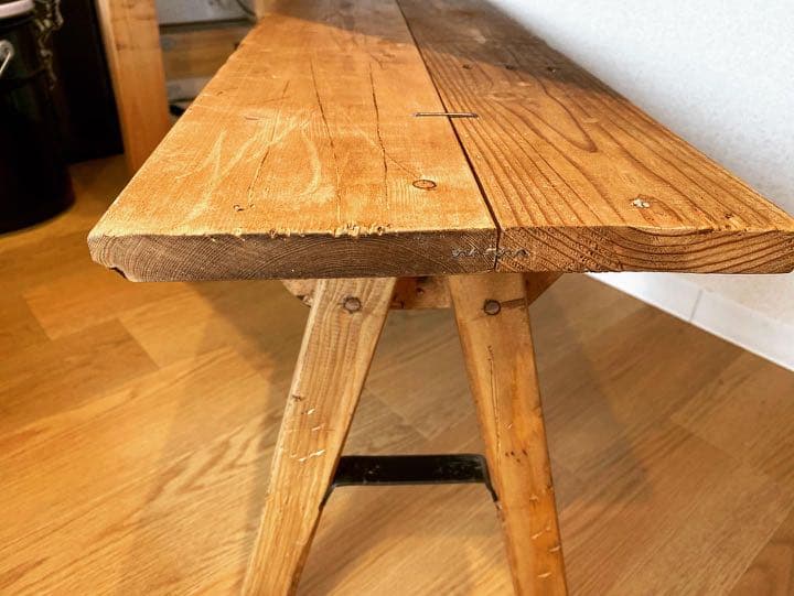 ベンチ　オシャレカフェ風　アンティーク　アイアンベンチ